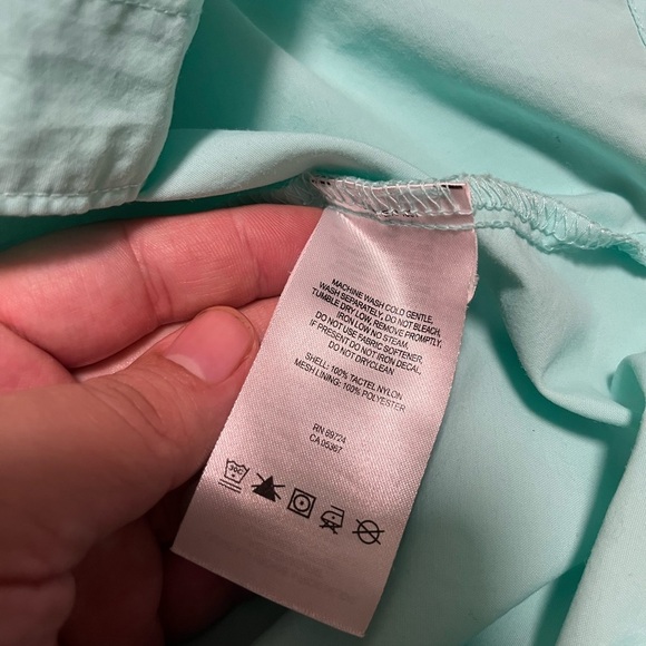 Columbia PFG Long Sleeve Vented Fishing Shirt – Aqua Mint XL - Picture 4 of 6